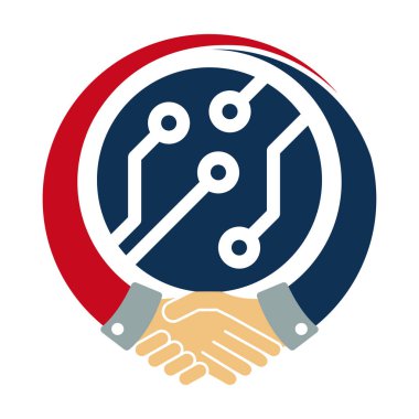 simge logo / gösterim amacıyla elektronik teknoloji işbirliği