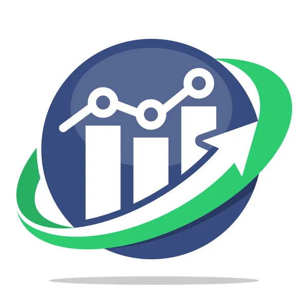 Logo icona per consulenza aziendale, marketing aziendale, attività di investimento — Vettoriale Stock