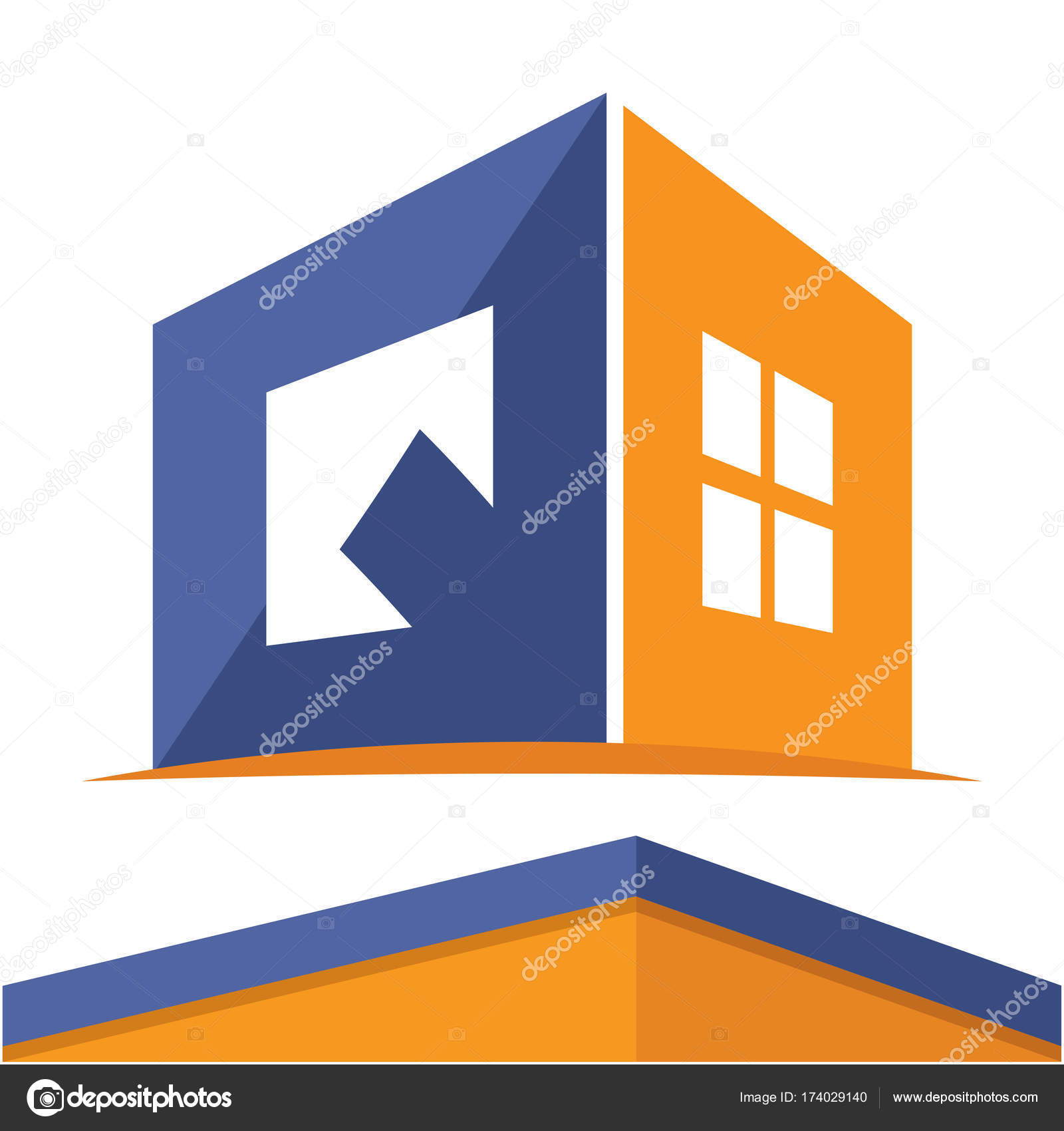 Logo De Icono Para El Negocio De La Construcción Con Las