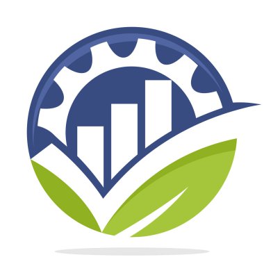 simge logo akıllı seçim / iyi konsepti ile seçim iş çevre dostu sanayî için