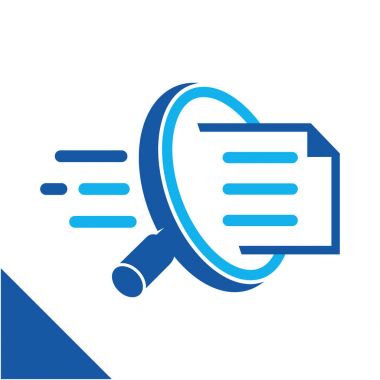 Simge kavramsal tasarlamak belgeleri hızlı bir şekilde aramak için ilgili dijital belge yönetimi hizmetleri iş için.