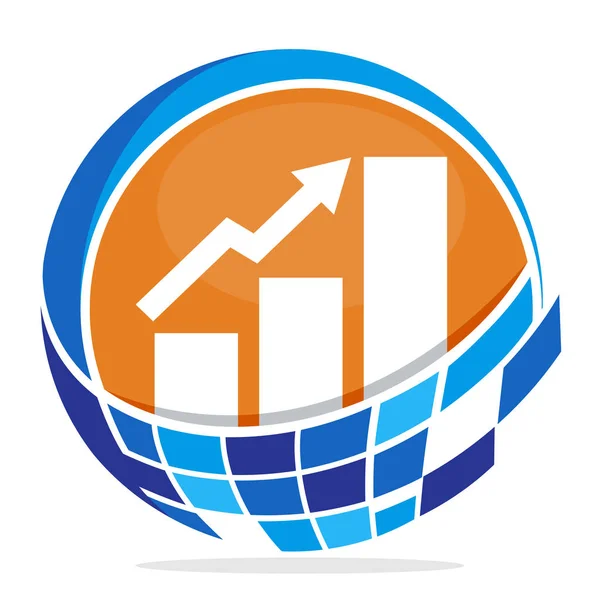 Logo Ikon För Business Information Och Teknik Business Consulting Företagens — Stock vektor