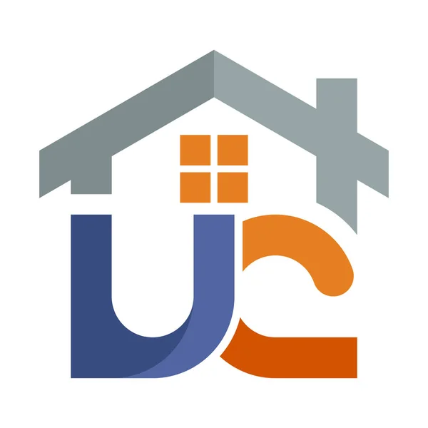 Symbol Logo Für Die Geschäftsentwicklung Baugewerbe Mit Einer Kombination Aus — Stockvektor