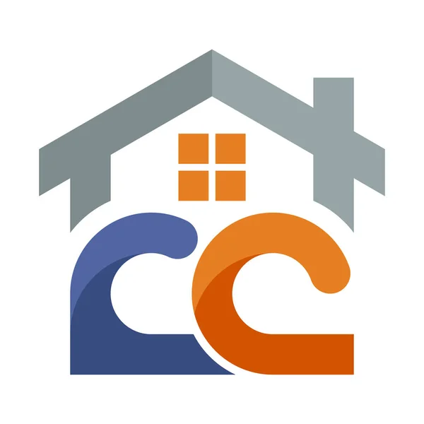 Symbol Logo Für Die Wirtschaftsförderung Baugewerbe Mit Einer Kombination Aus — Stockvektor