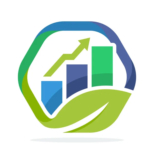 Icona Del Logo Gli Investimenti Finanziari Delle Imprese — Vettoriale Stock