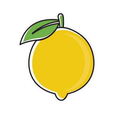 Limon meyvesi kavramlı resim simgesi.