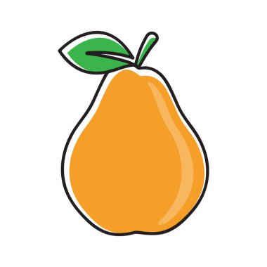 Armutlar için vektör simgesi çizimi