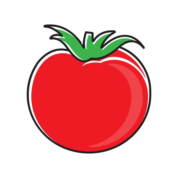 Icono Vectorial Ilustración Para Tomates — Archivo Imágenes Vectoriales