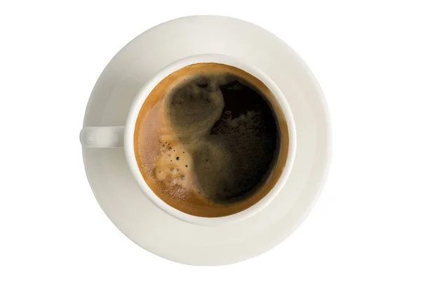 Kaffee auf isoliertem Hintergrund lizenzfreie Stockfotos