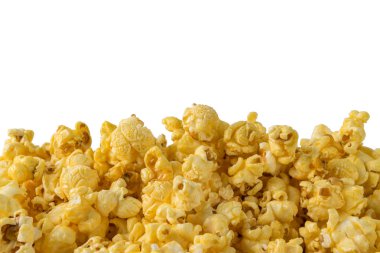 ayrı tutma arka plan üzerinde patlamış mısır