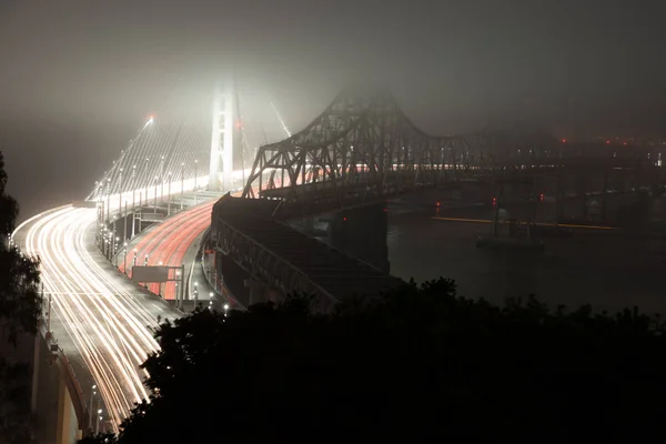 Bay Bridge v San Franciscu — Stock fotografie