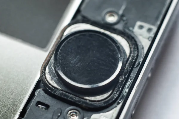 Kiev Ukraina Maj 2020 Reparera Klibbig Apple Iphone Knapp Närbild — Stockfoto