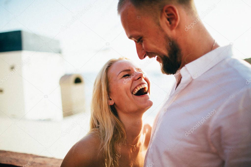 Happy young couple 