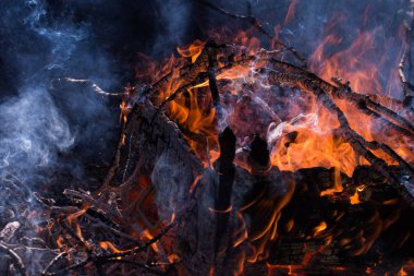 alev arka plan ateş