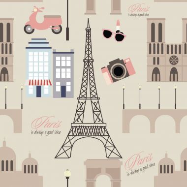 Paris seamless modeli için seviyorum 