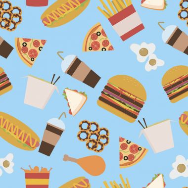 fast-food sorunsuz desen