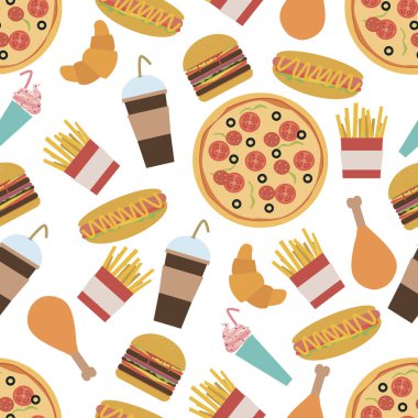 fast-food sorunsuz desen