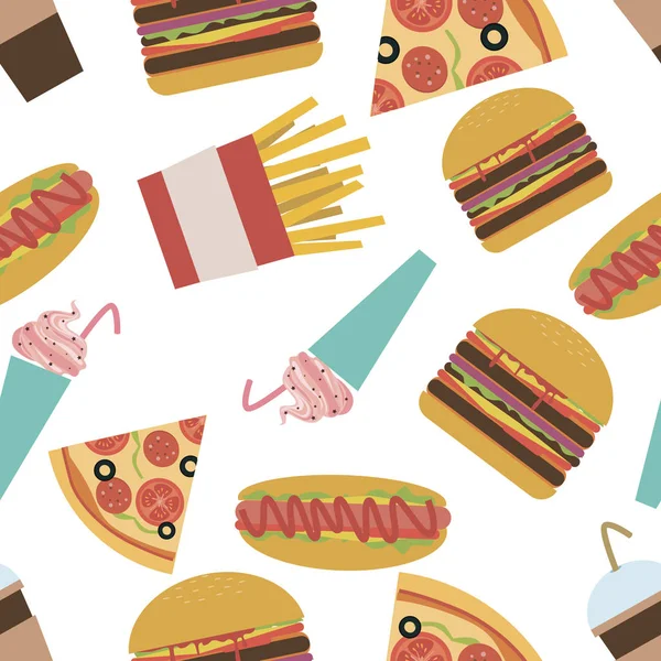 fast-food sorunsuz desen