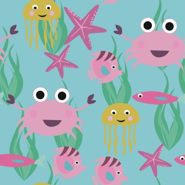 Deniz hayvanlarında kusursuz desen