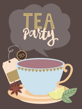 çay partisi davetiye