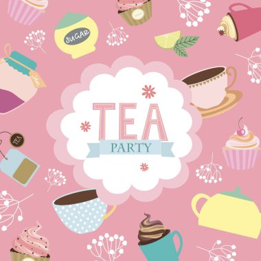 çay partisi davetiye