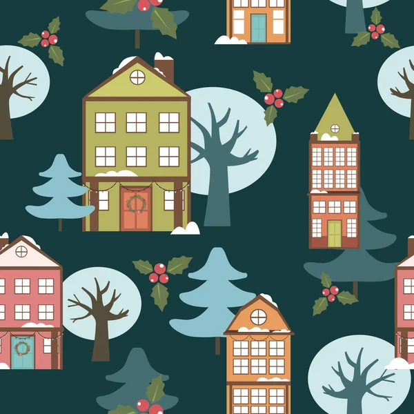 sevimli Noel seamless modeli 