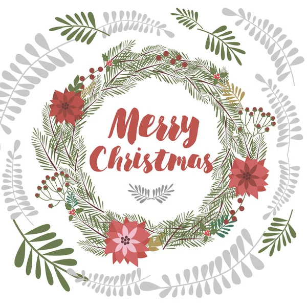 Sevimli Noel ve mutlu tatil tebrik kartı