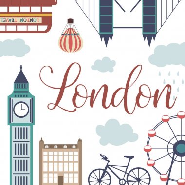 Londra şehir kümesi öğeleri ve yerler