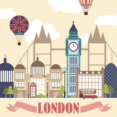 Londra şehir kümesi öğeleri ve yerler