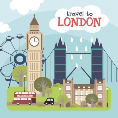 Londra şehir kümesi öğeleri ve yerler