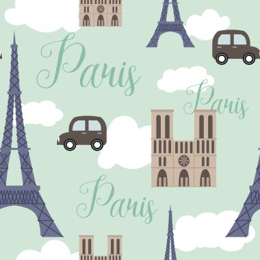 Paris yerler ile Seamless Modeli