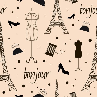 Paris yerler ile Seamless Modeli