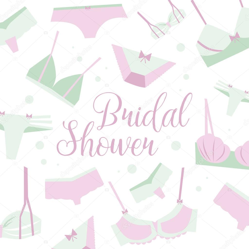 Tarjetas Invitación Fiesta Lencería Con Ropa Interior Hermosa Invitación  Despedida Vector de stock por ©Vissay 180432076, image size:1024x1024