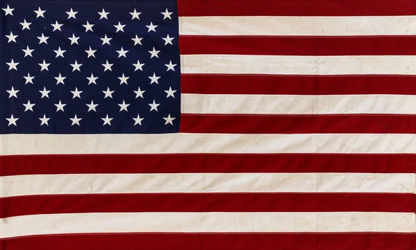 Fabric US flag — Stock Photo, Image