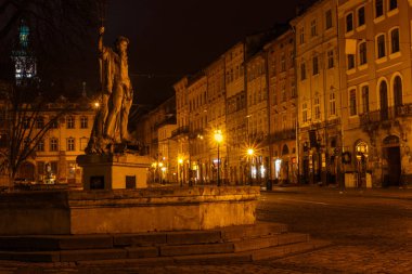 Fotoğraf gece Lviv