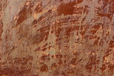 Sarı paslı teneke serin doku