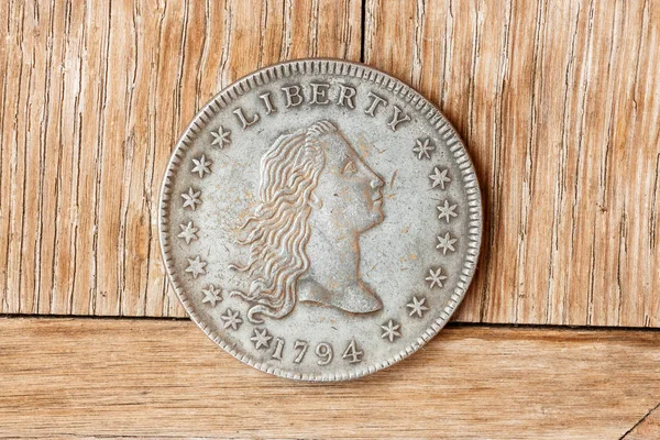 LVIV, UKRAINE - 11.19.2017: İlk Amerikan doları