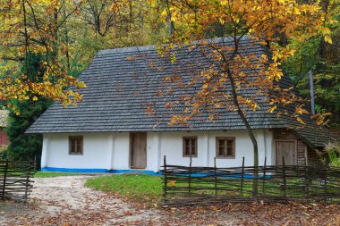 Eski Ukrayna kulübesi.