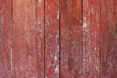 Kırmızı eski tahta dikey