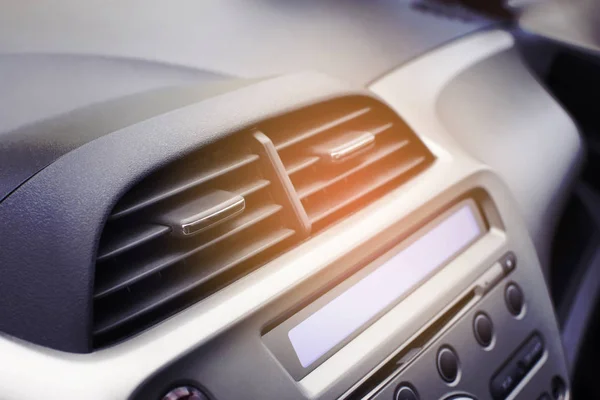 Car air conditioner in the front interior passenger. — Stock Photo, Image