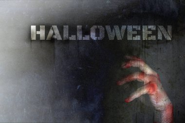 Cadılar Bayramı gün kavramı, Double Exposure.