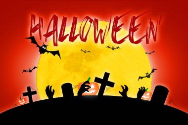 Cadılar Bayramı gün kavramı.