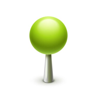 çubuk üzerinde yeşil topu