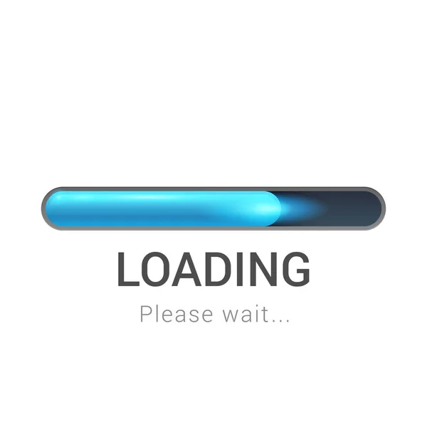 Progress loading bar — Stock Vector