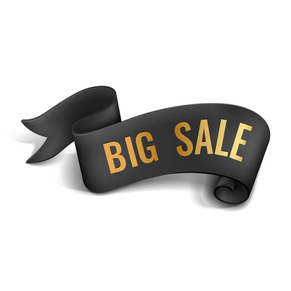 Big Sale ribbon — Stock Vector