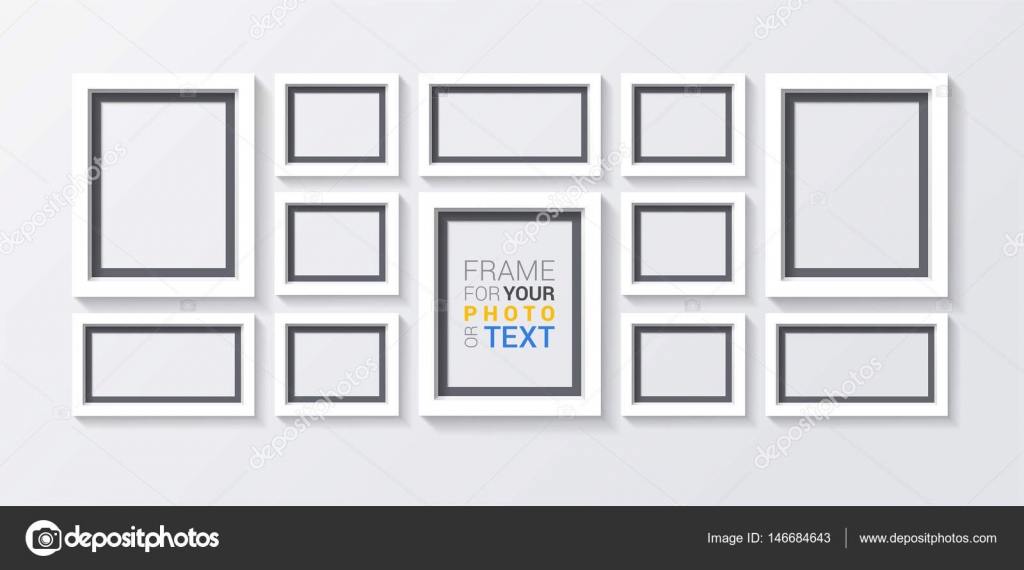Download Set Of 3d Frames Design Vector Image By C Hierarch Vector Stock 146684643