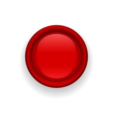 Kırmızı düğme simgesi