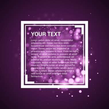 çerçeve bokeh ışıkları üzerine