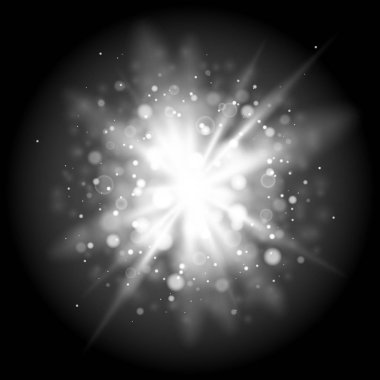 bokeh ışıkları parlayan ile desen