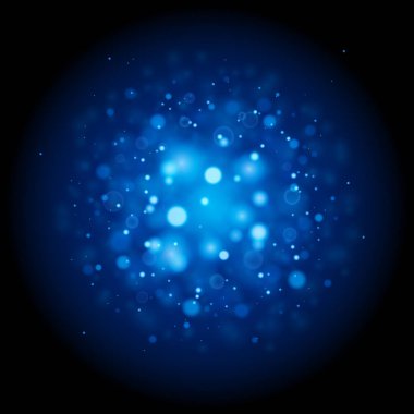 bokeh ışıkları parlayan ile desen